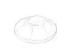 DORNBRACHT-Rosette-ERSATZTEILE-092737003-D-60-6-x-17-3-mm-Messing-23kt-Gold-092737003-09 gallery number 1